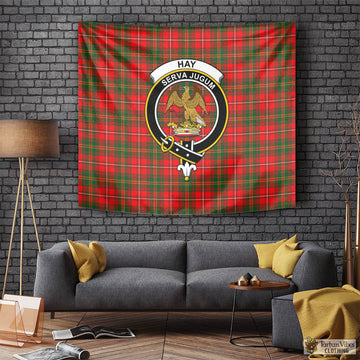 Hay Modern Tartan Tapestry Wall Hanging and Home Decor for Room with Family Crest