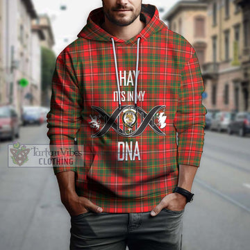 Hay Modern Tartan Hoodie with Family Crest DNA In Me Style