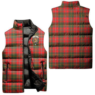 Hay Modern Tartan Sleeveless Puffer Jacket with Family Crest