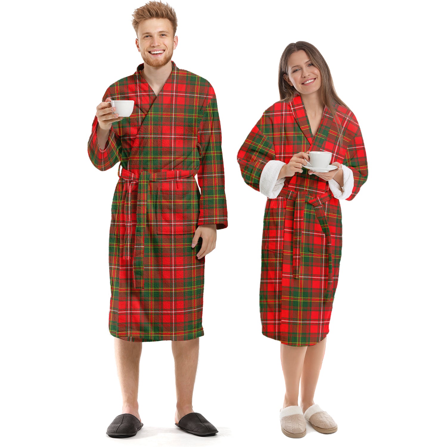 Hay Modern Tartan Bathrobe Unisex S - Tartan Vibes Clothing