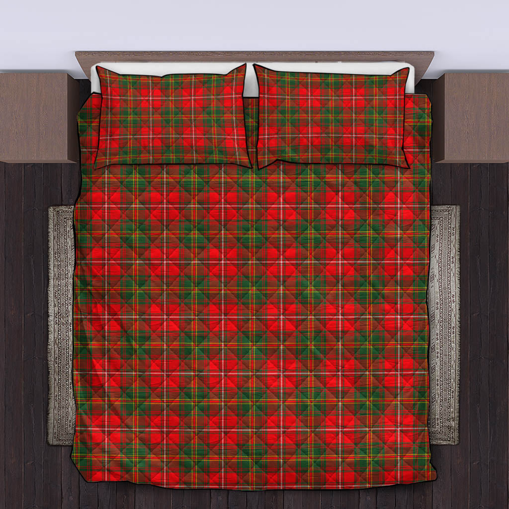 Hay Modern Tartan Quilt Bed Set King - Tartan Vibes Clothing