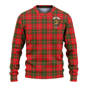 Hay Modern Tartan Ugly Sweater with Family Crest