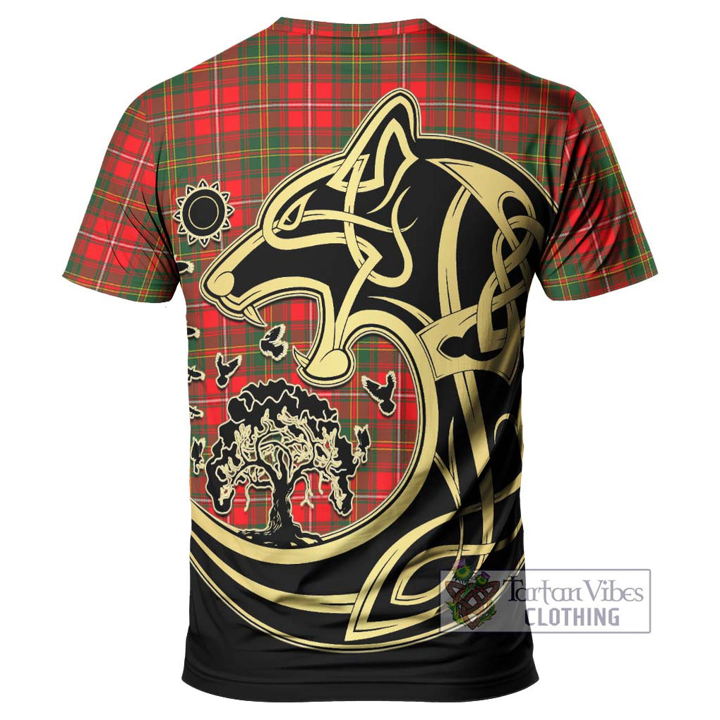 Hay Modern Tartan T-Shirt with Family Crest Celtic Wolf Style - Tartan Vibes Clothing