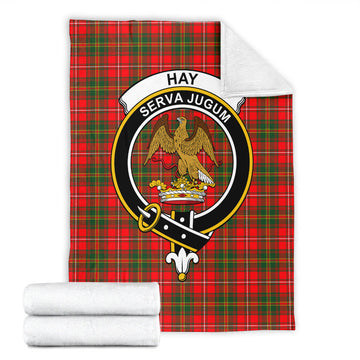 Hay Modern Tartan Blanket with Family Crest