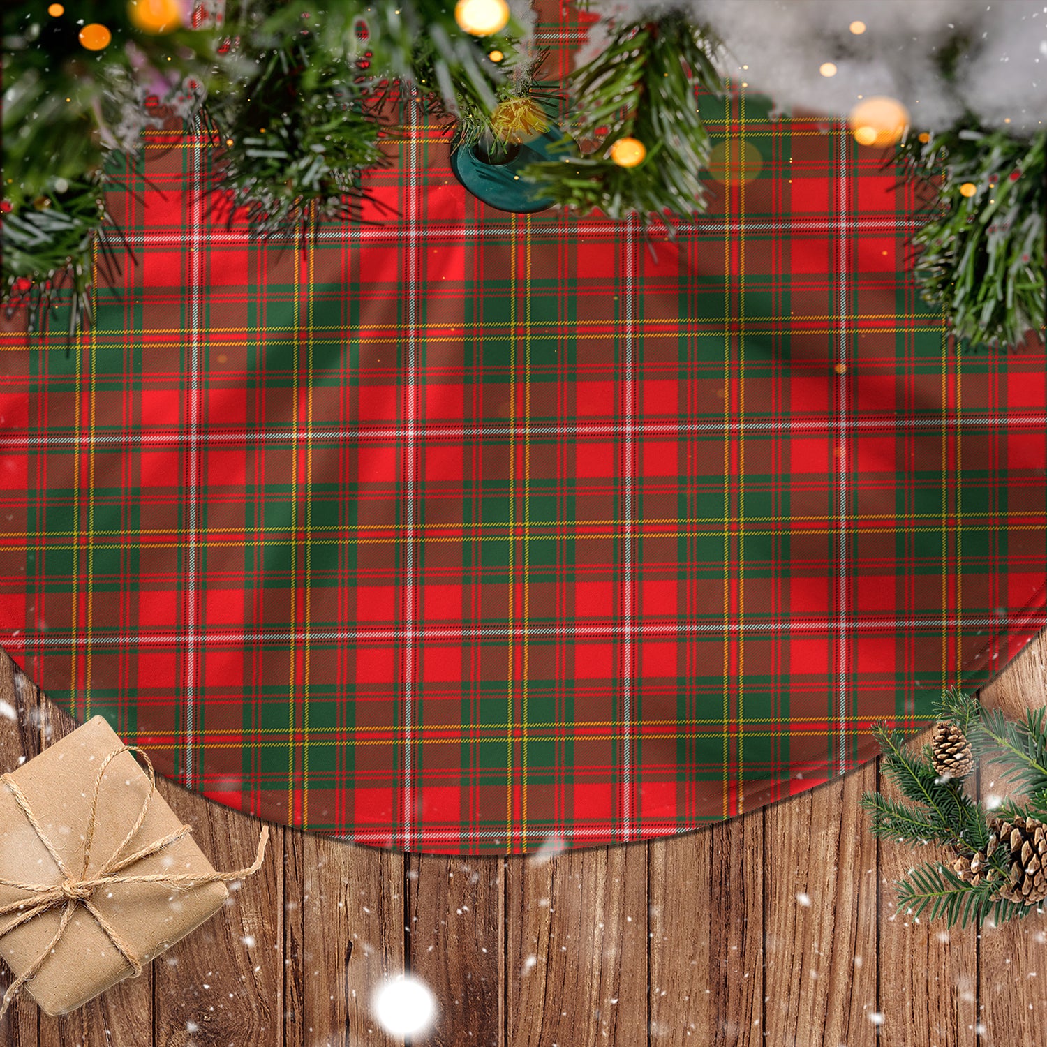 Hay Modern Tartan Christmas Tree Skirt - Tartanvibesclothing