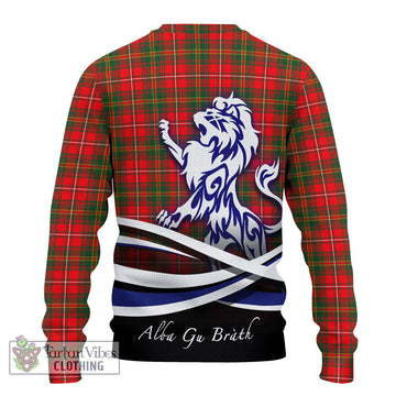 Hay Modern Tartan Ugly Sweater with Alba Gu Brath Regal Lion Emblem