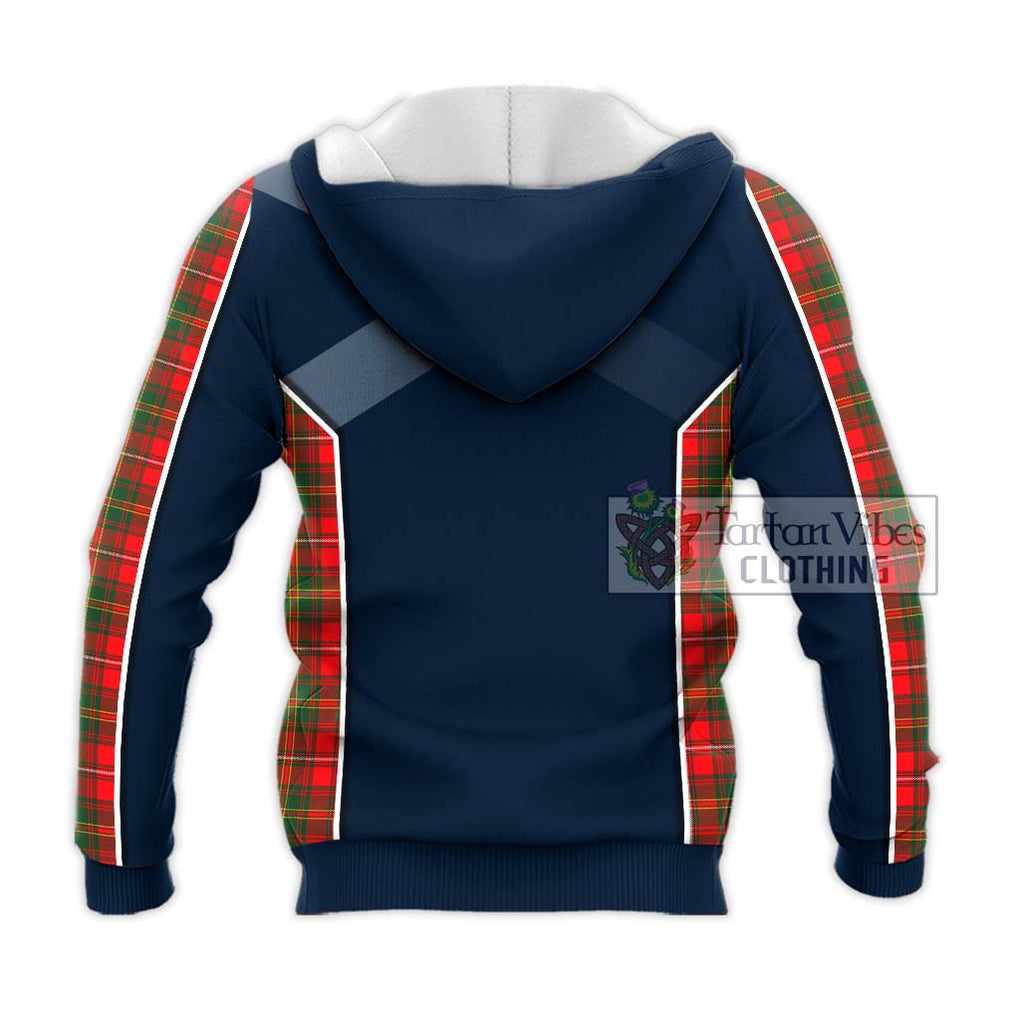 Hay Modern Tartan Knitted Hoodie with Family Crest and Lion Rampant Vibes Sport Style - Tartan Vibes Clothing