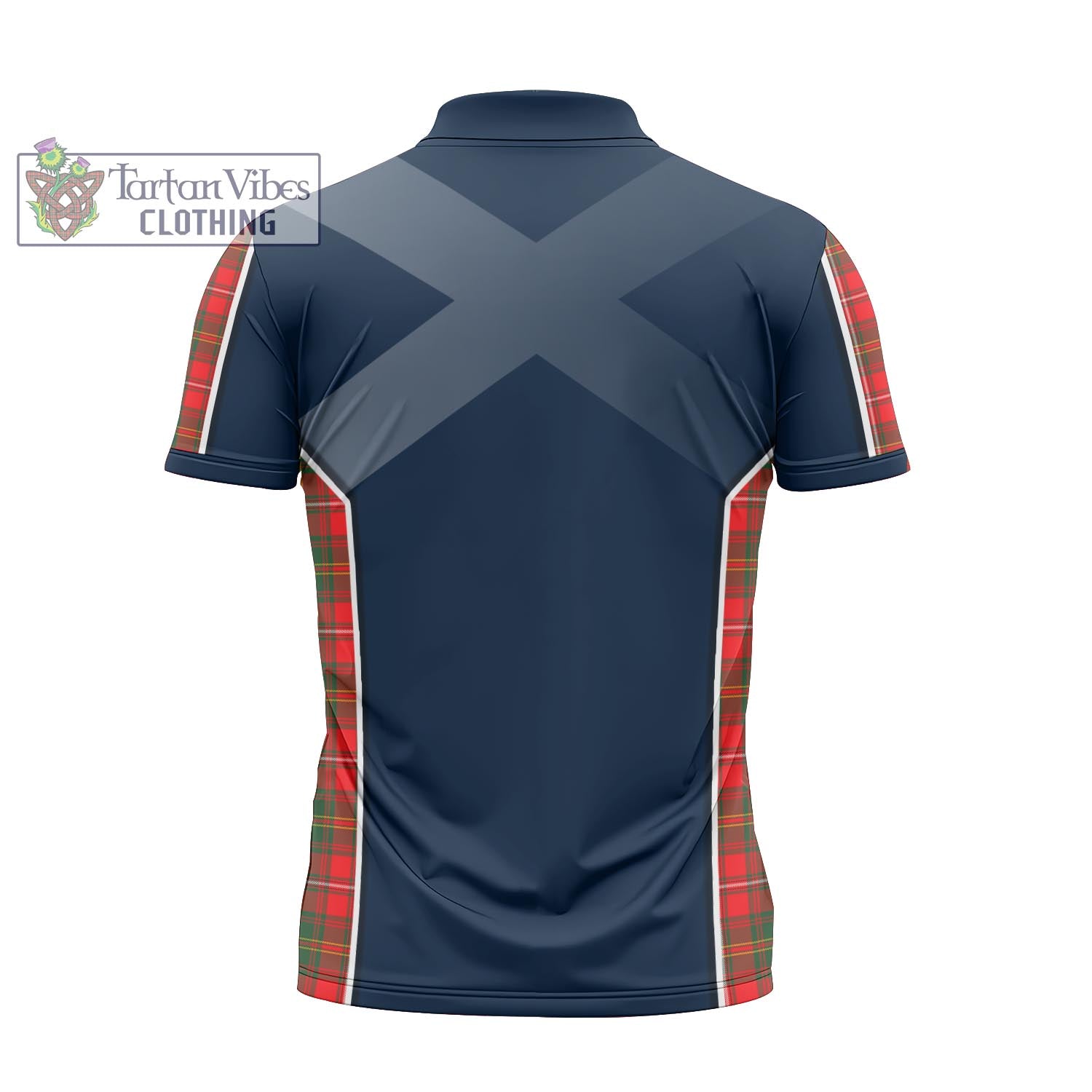 Tartan Vibes Clothing Hay Modern Tartan Zipper Polo Shirt with Family Crest and Scottish Thistle Vibes Sport Style