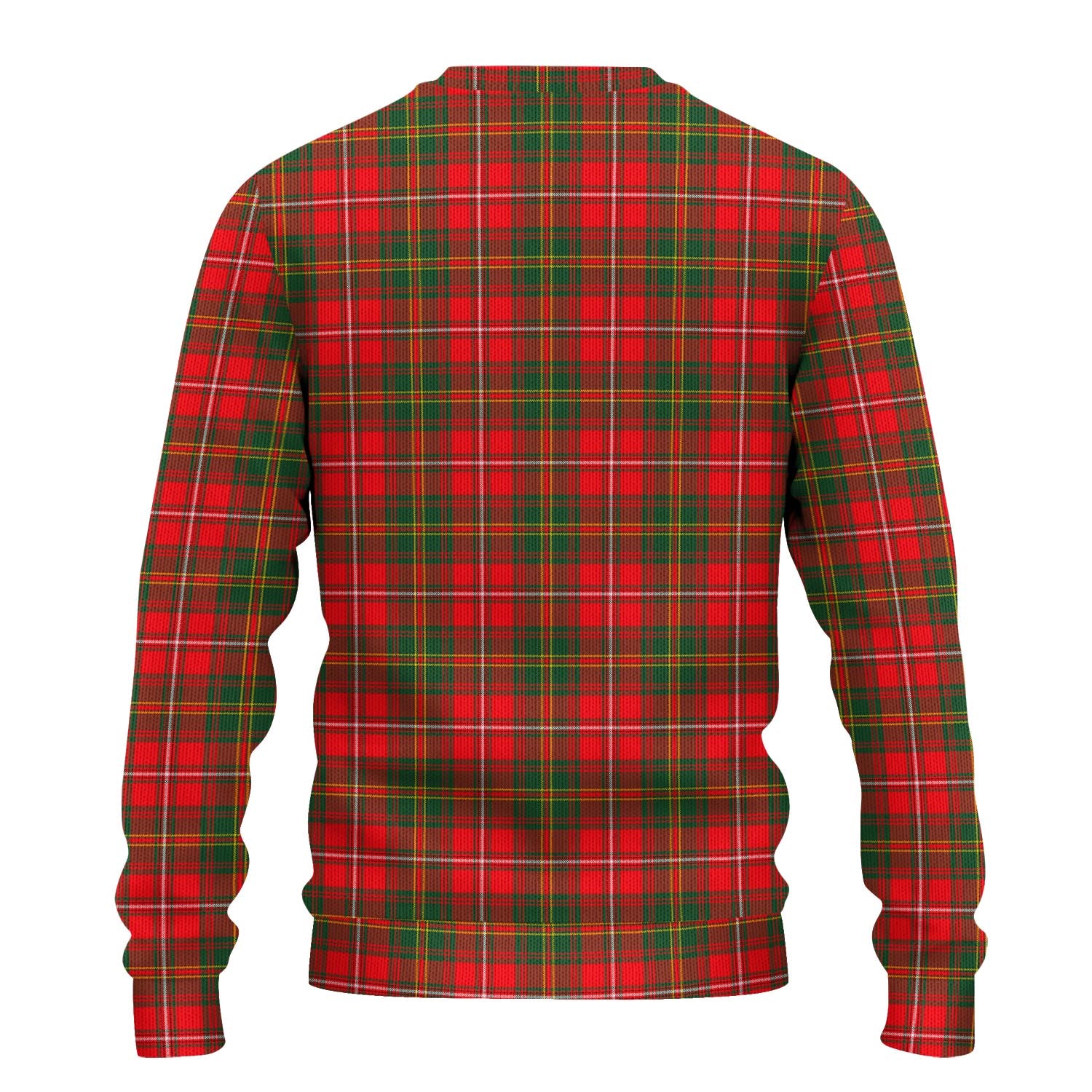 Hay Modern Tartan Knitted Sweater with Family Crest - Tartanvibesclothing