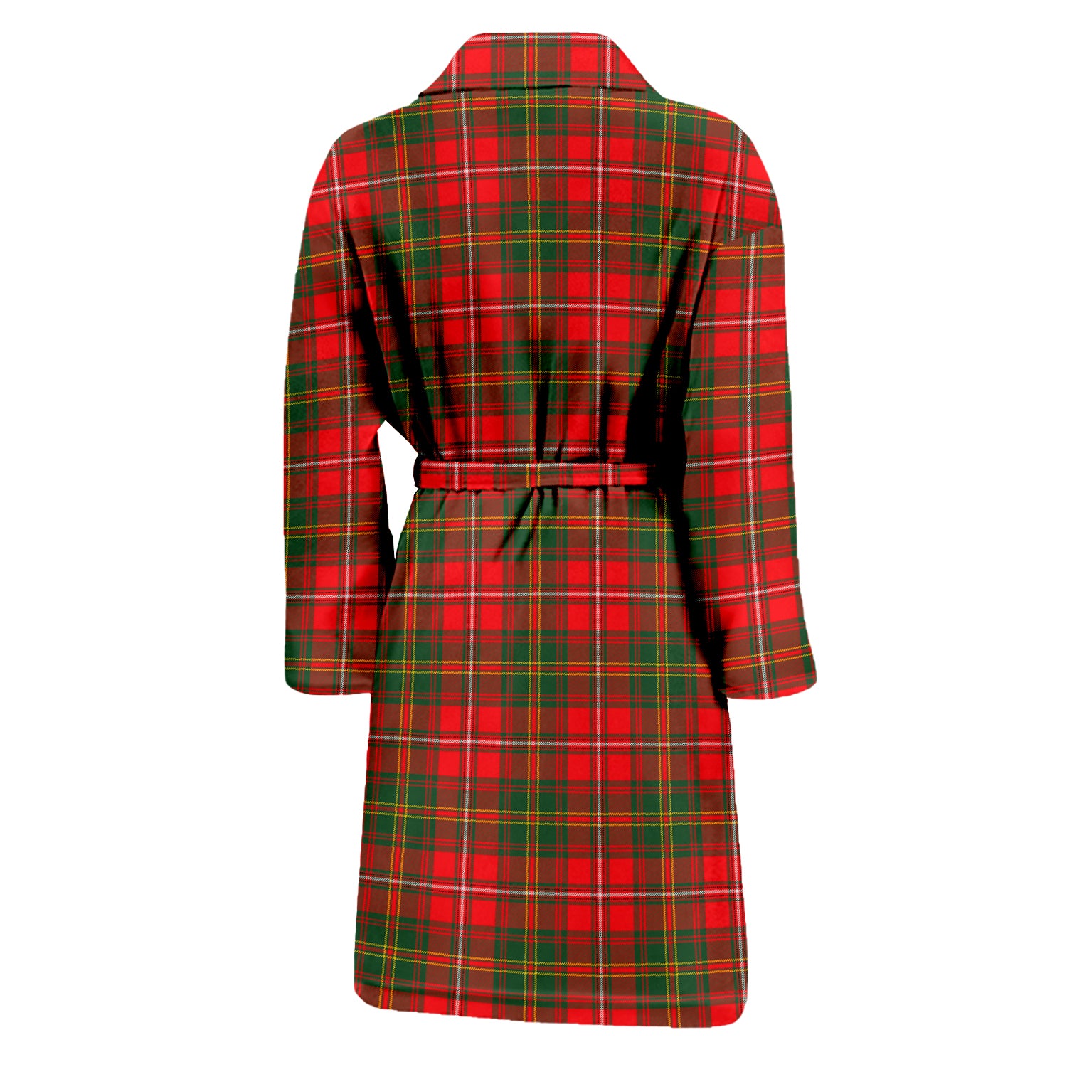 Hay Modern Tartan Bathrobe with Family Crest - Tartan Vibes Clothing