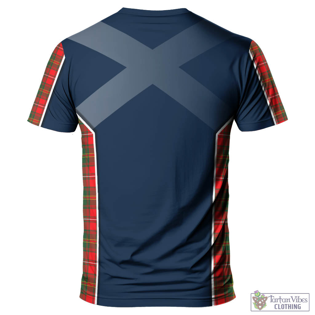 Tartan Vibes Clothing Hay Modern Tartan T-Shirt with Family Crest and Scottish Thistle Vibes Sport Style