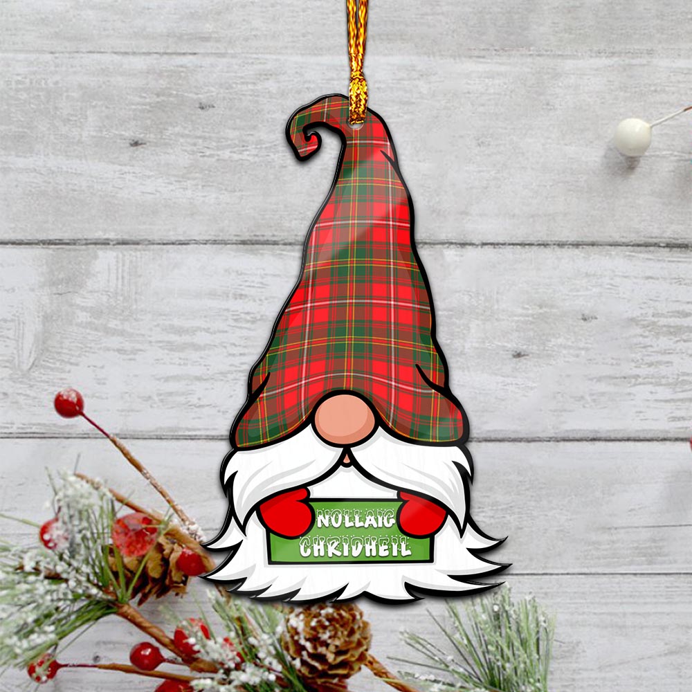 Hay Modern Gnome Christmas Ornament with His Tartan Christmas Hat - Tartan Vibes Clothing