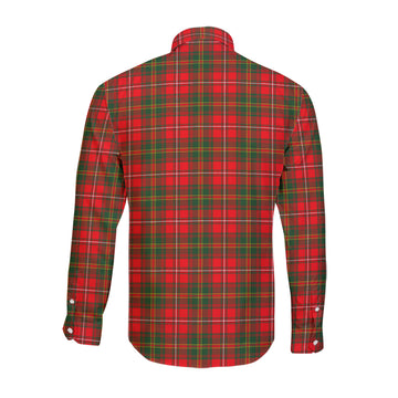 Hay Modern Tartan Long Sleeve Button Up Shirt with Family Crest