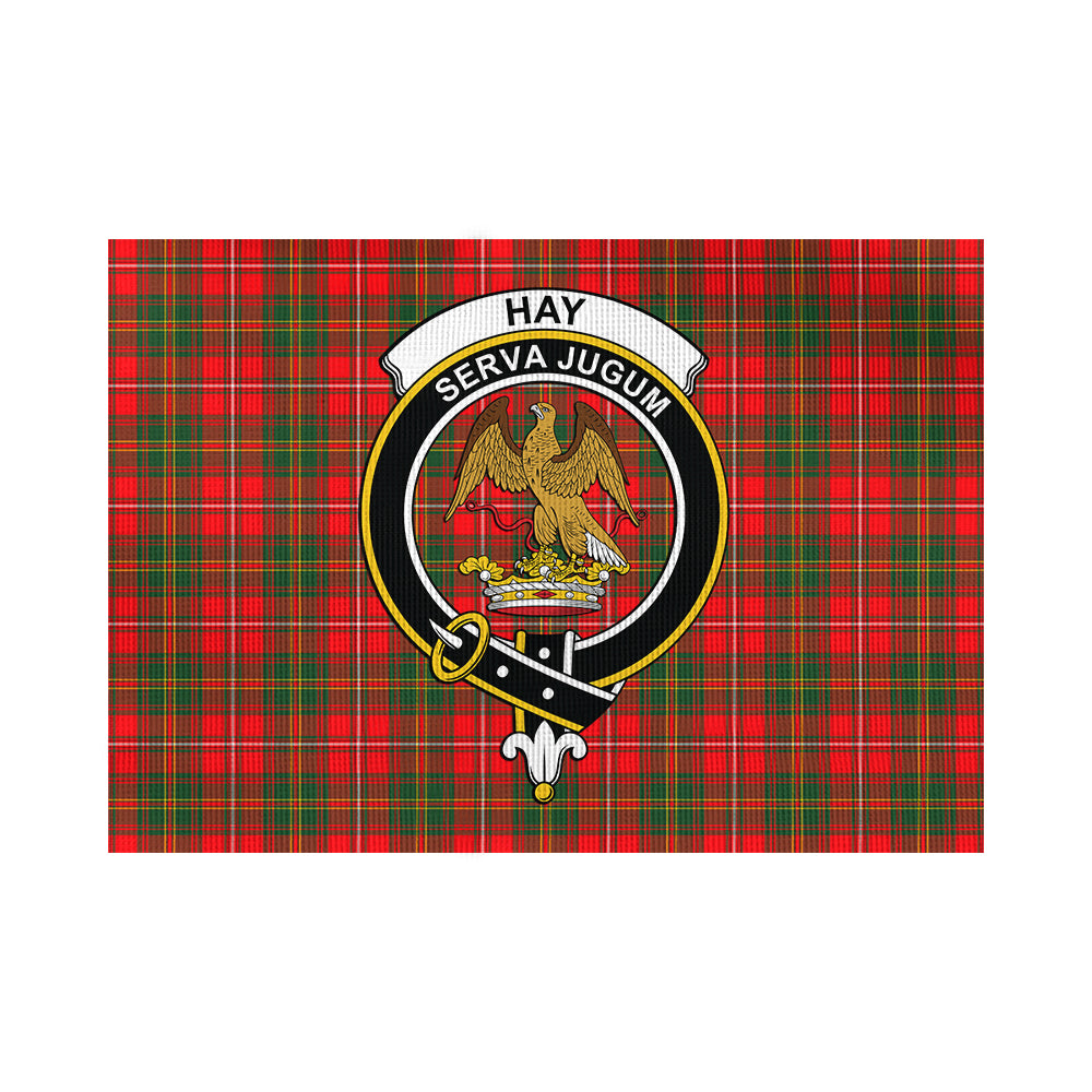 Hay Modern Tartan Flag with Family Crest - Tartan Vibes Clothing