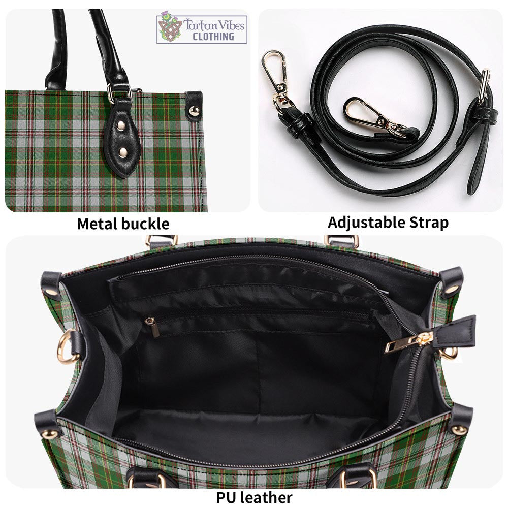 Tartan Vibes Clothing Hay White Dress Tartan Luxury Leather Handbags