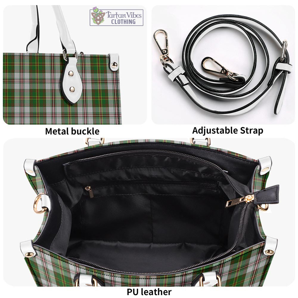 Tartan Vibes Clothing Hay White Dress Tartan Luxury Leather Handbags