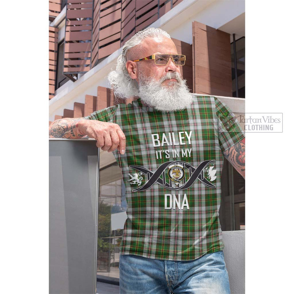 Tartan Vibes Clothing Hay White Dress Tartan Cotton T-shirt with Family Crest DNA In Me Style