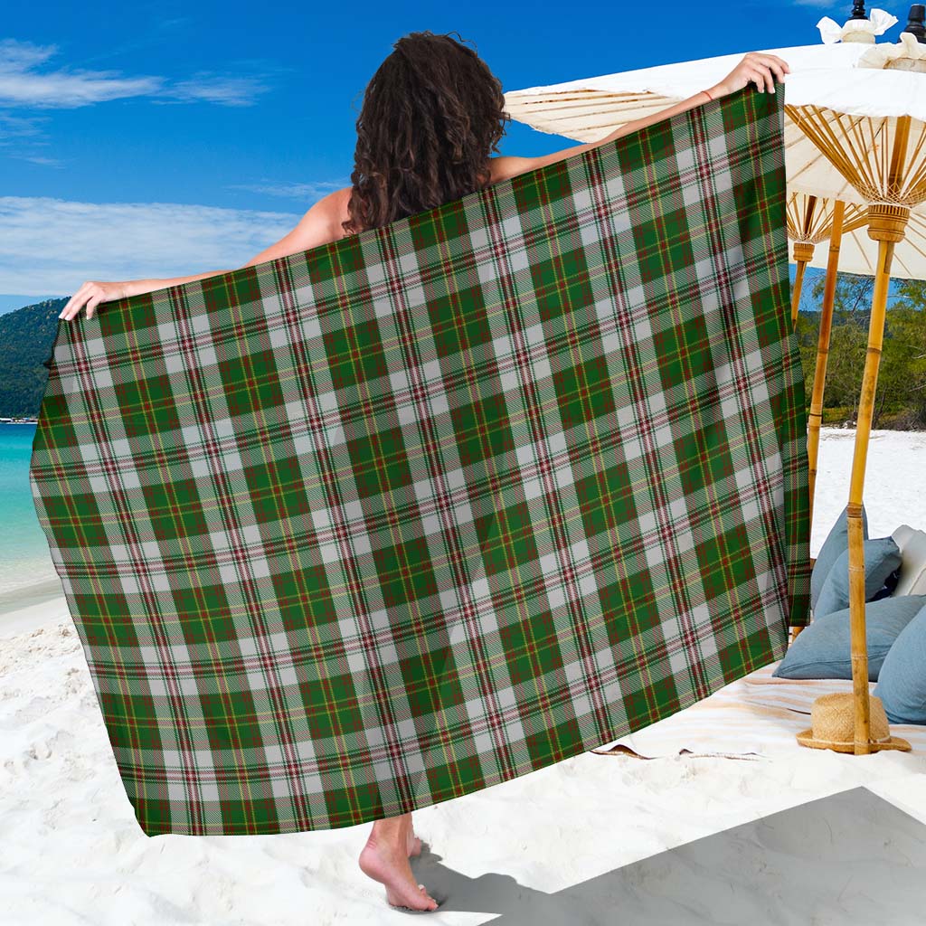 Tartan Vibes Clothing Hay White Dress Tartan Sarong