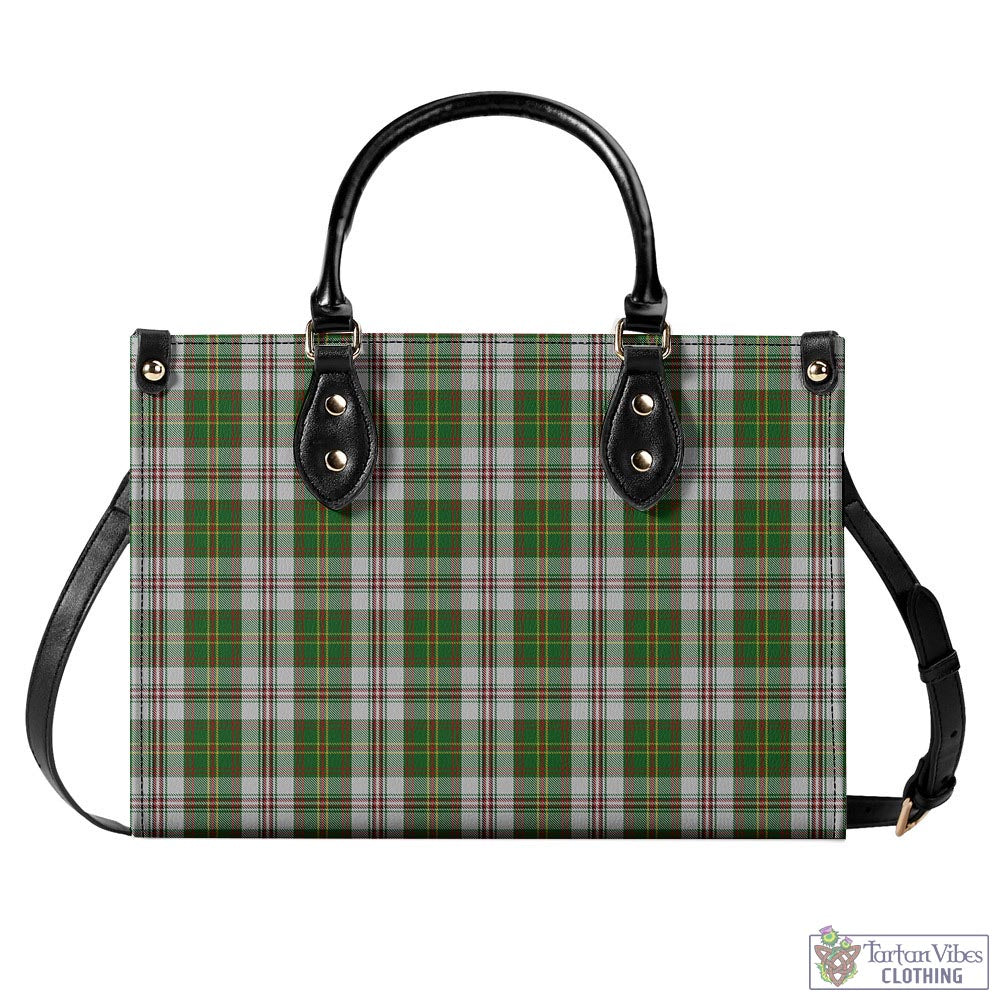 Tartan Vibes Clothing Hay White Dress Tartan Luxury Leather Handbags