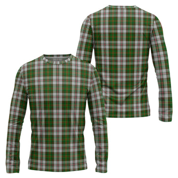 Hay White Dress Tartan Long Sleeve T-Shirt