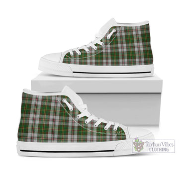 Hay White Dress Tartan High Top Shoes