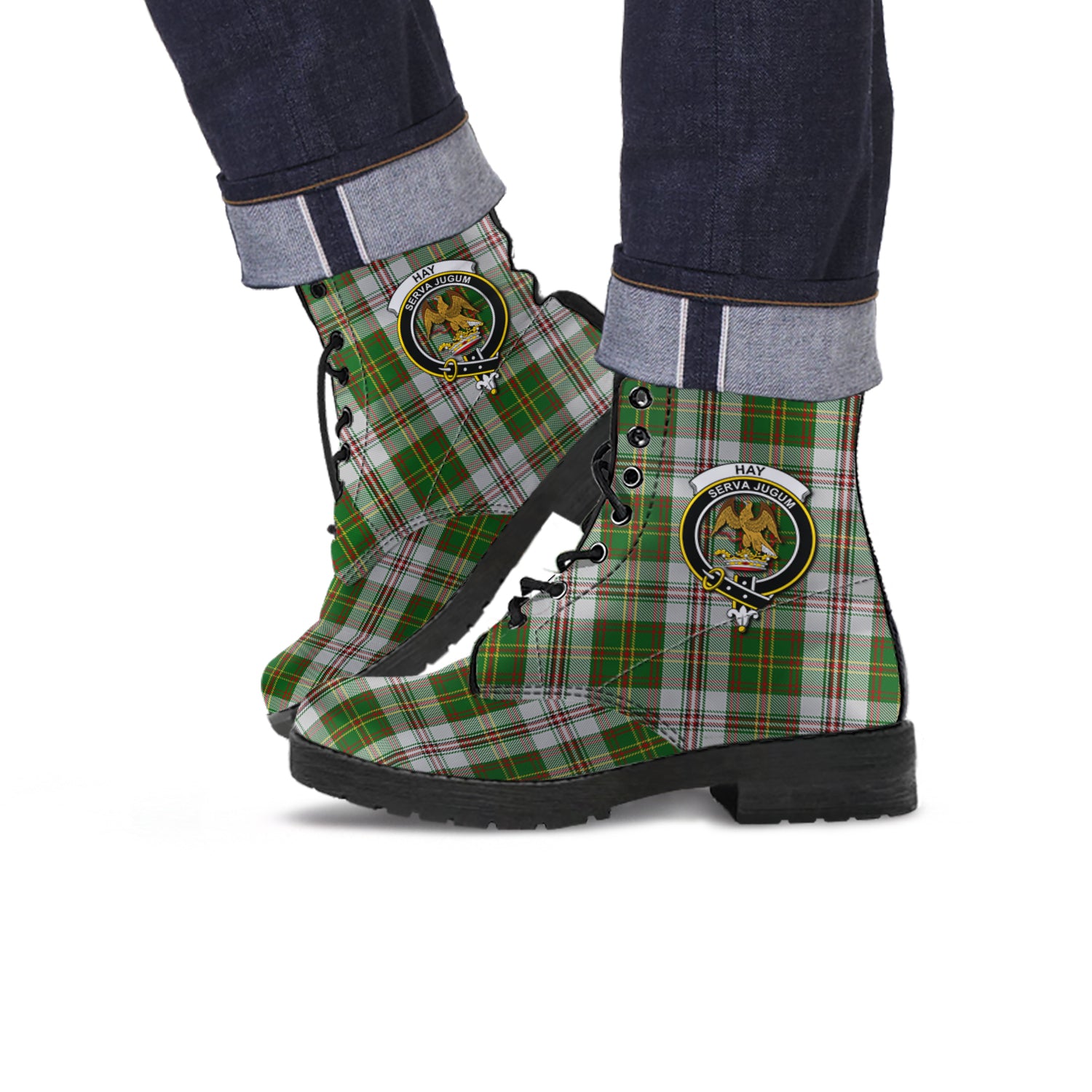 hay-white-dress-tartan-leather-boots-with-family-crest