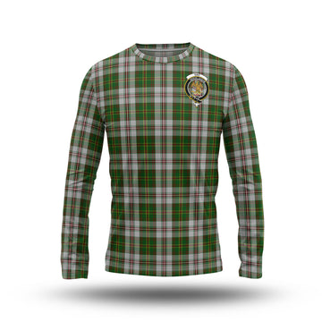 Hay White Dress Tartan Long Sleeve T-Shirt with Family Crest