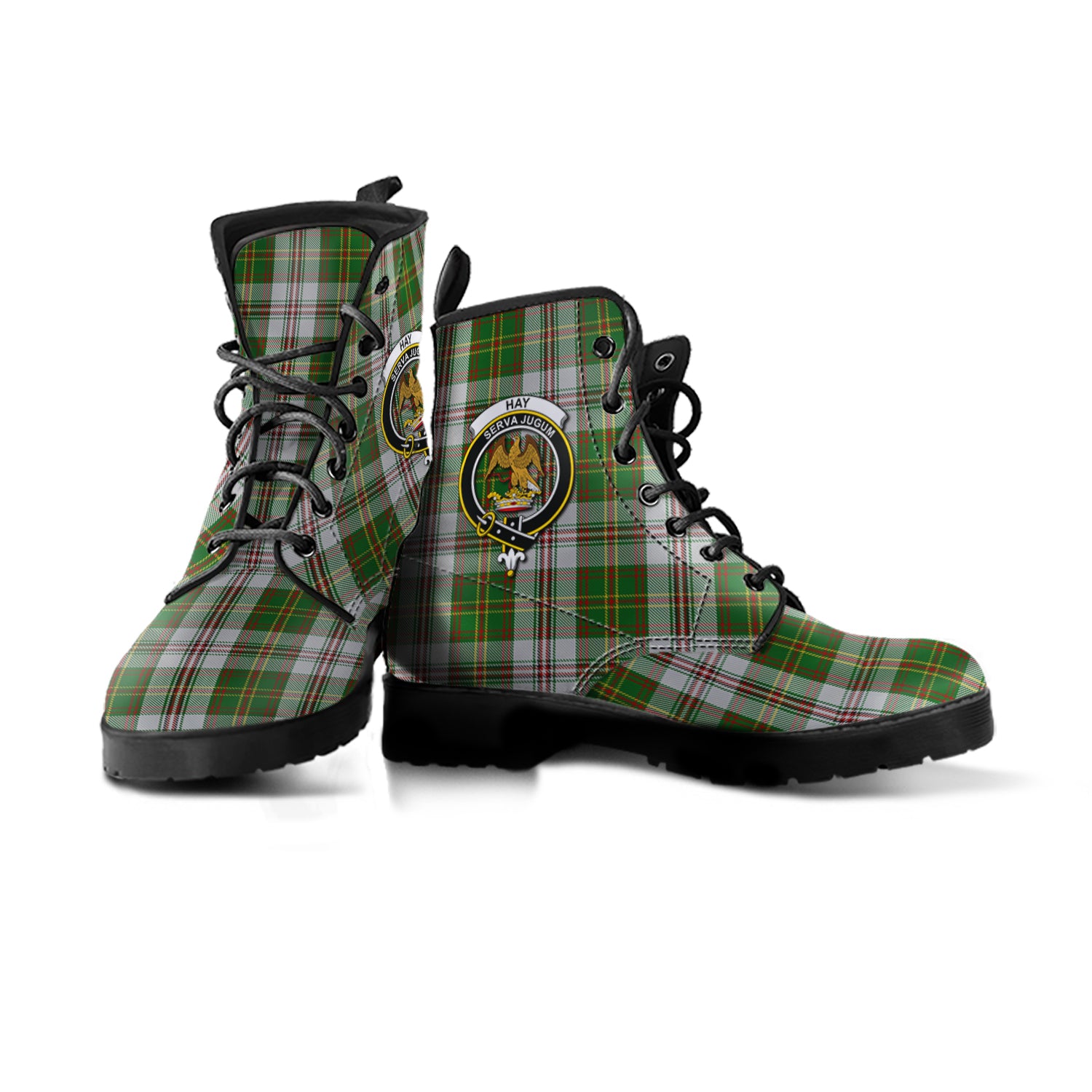 hay-white-dress-tartan-leather-boots-with-family-crest