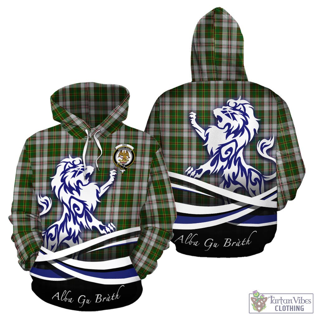 hay-white-dress-tartan-hoodie-with-alba-gu-brath-regal-lion-emblem