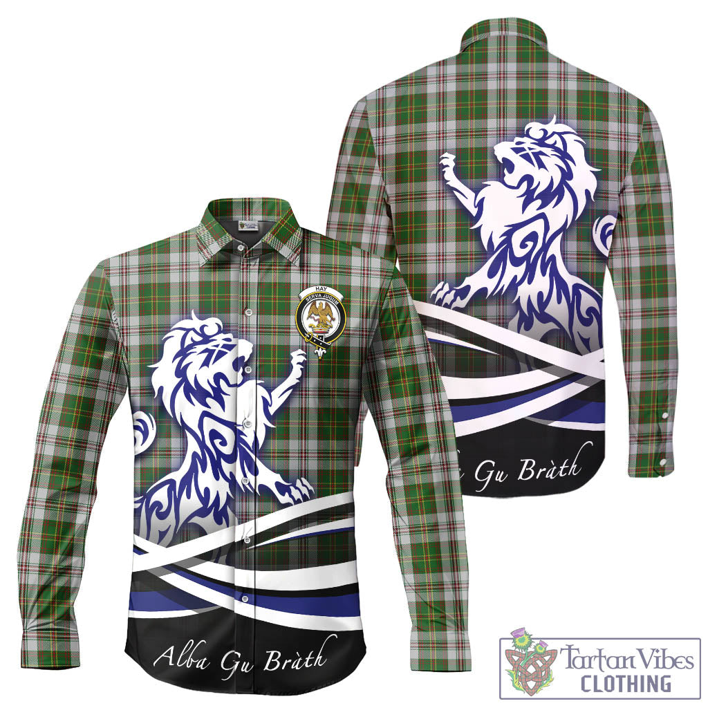 hay-white-dress-tartan-long-sleeve-button-up-shirt-with-alba-gu-brath-regal-lion-emblem