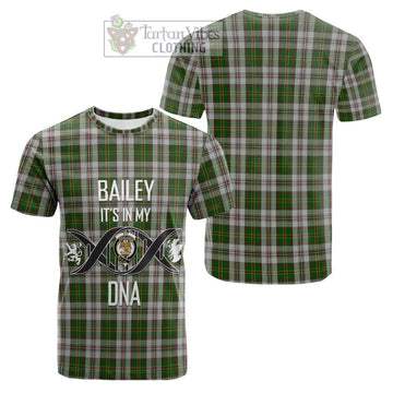 Hay White Dress Tartan Cotton T-shirt with Family Crest DNA In Me Style