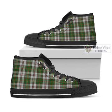 Hay White Dress Tartan High Top Shoes