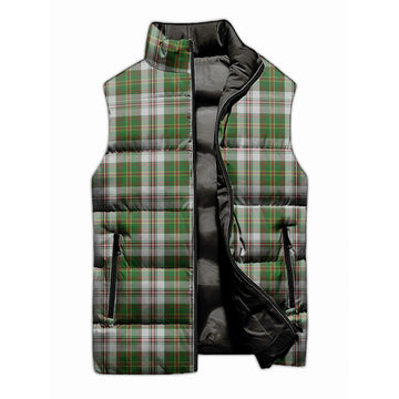 Hay White Dress Tartan Sleeveless Puffer Jacket