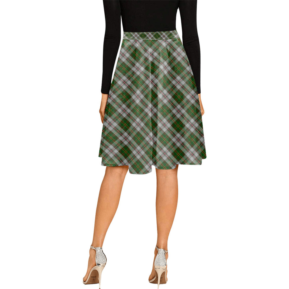 hay-white-dress-tartan-melete-pleated-midi-skirt