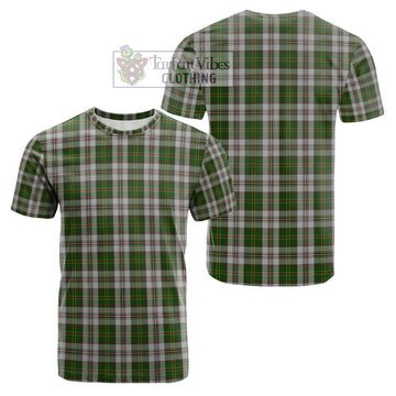 Hay White Dress Tartan Cotton T-Shirt