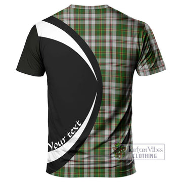 Hay White Dress Tartan T-Shirt with Family Crest Circle Style