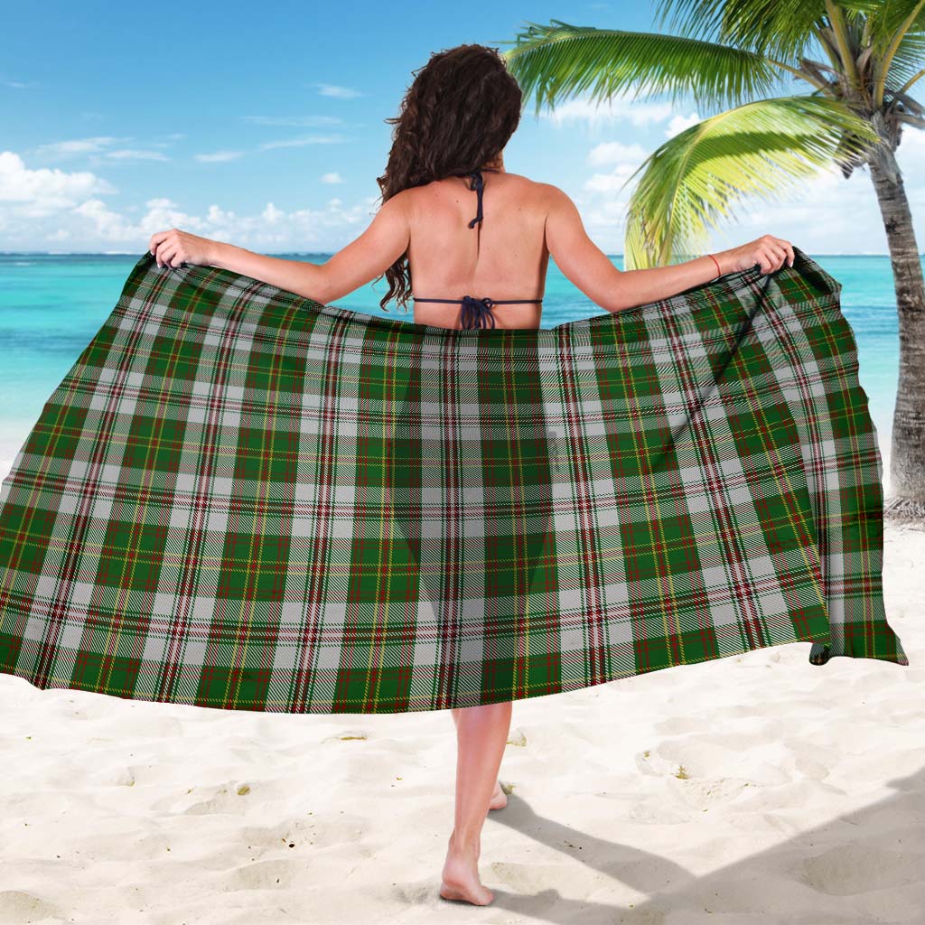 Tartan Vibes Clothing Hay White Dress Tartan Sarong