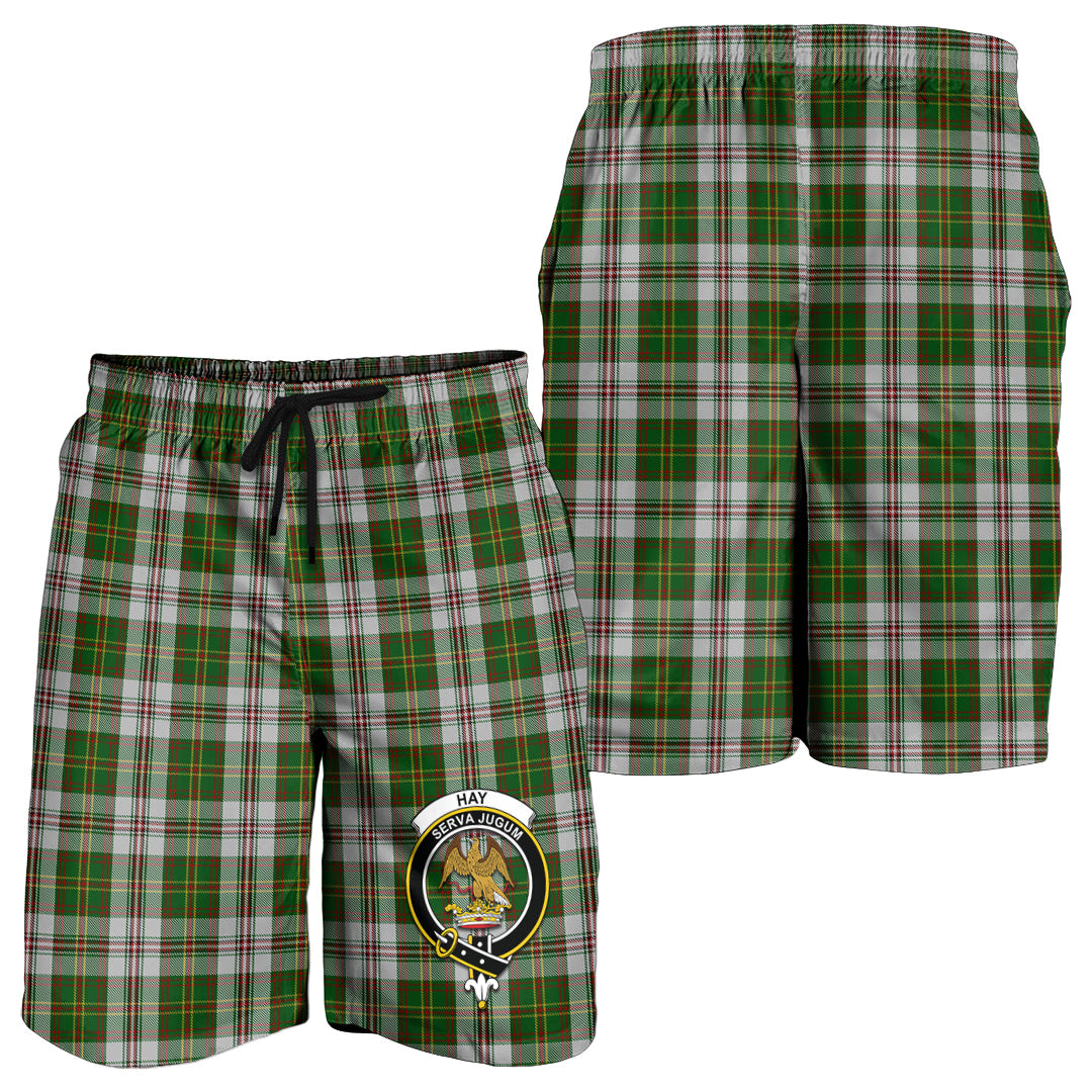 hay-white-dress-tartan-mens-shorts-with-family-crest