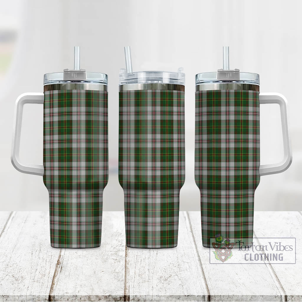 Tartan Vibes Clothing Hay White Dress Tartan Tumbler with Handle