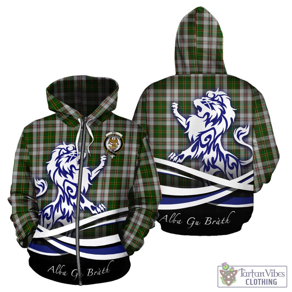 hay-white-dress-tartan-hoodie-with-alba-gu-brath-regal-lion-emblem