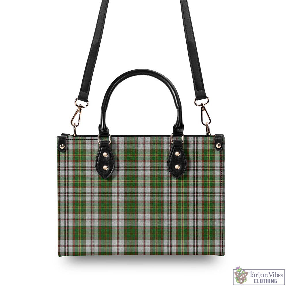 Tartan Vibes Clothing Hay White Dress Tartan Luxury Leather Handbags