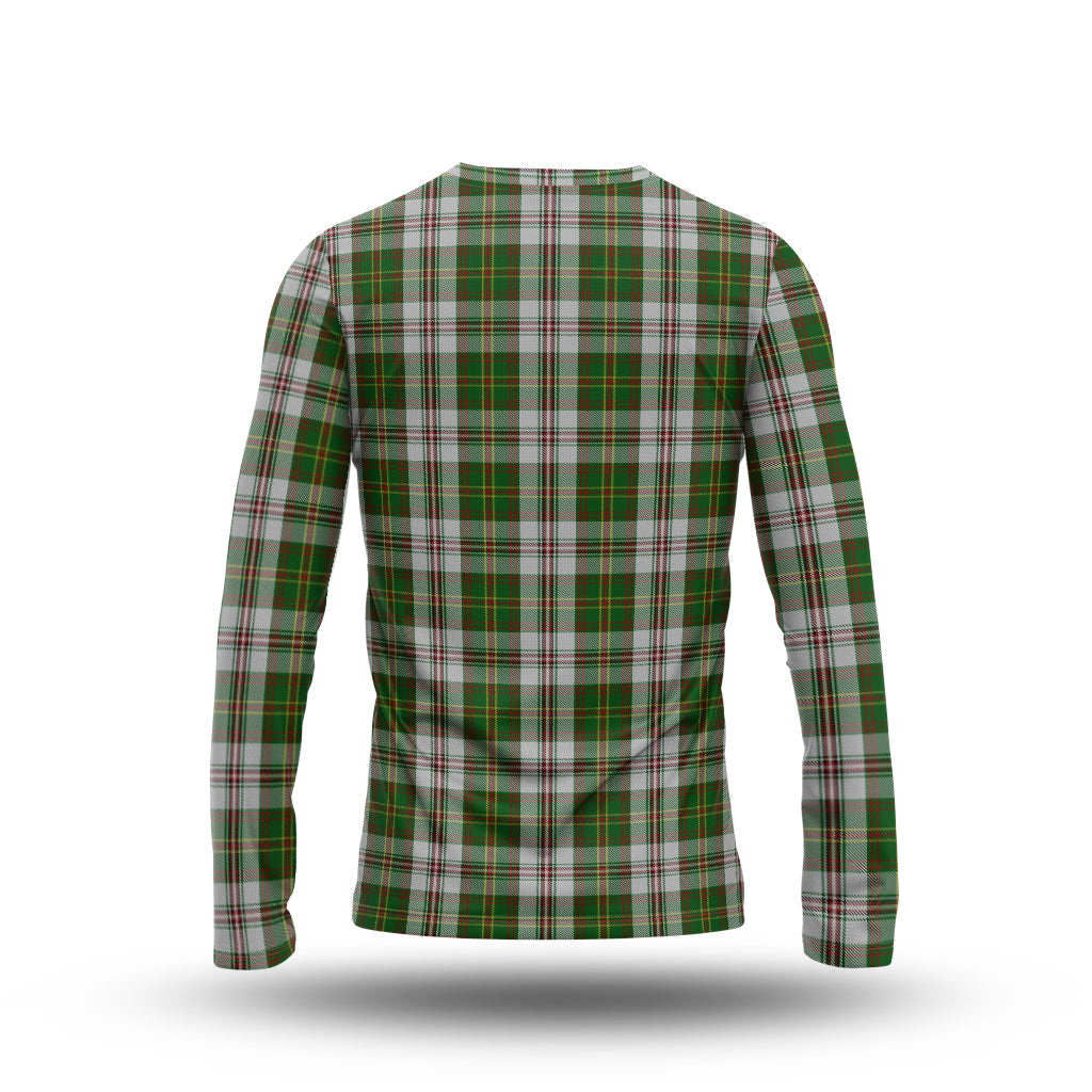 hay-white-dress-tartan-long-sleeve-t-shirt-with-family-crest