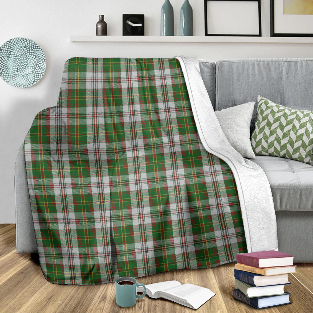 Hay White Dress Tartan Blanket - Tartan Vibes Clothing