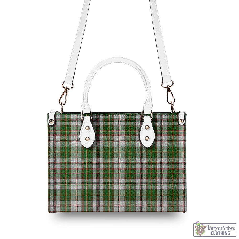 Tartan Vibes Clothing Hay White Dress Tartan Luxury Leather Handbags