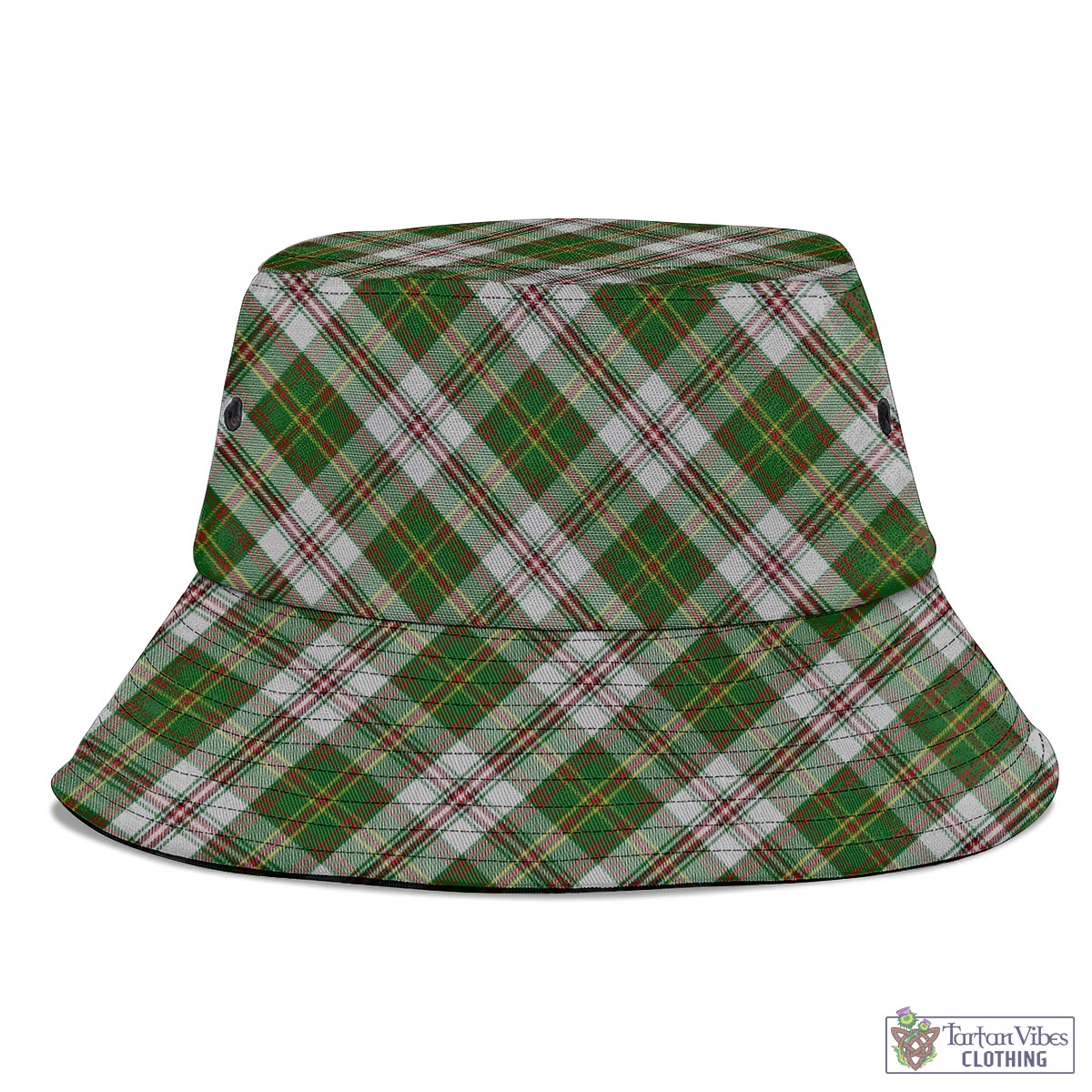 Tartan Vibes Clothing Hay White Dress Tartan Bucket Hat