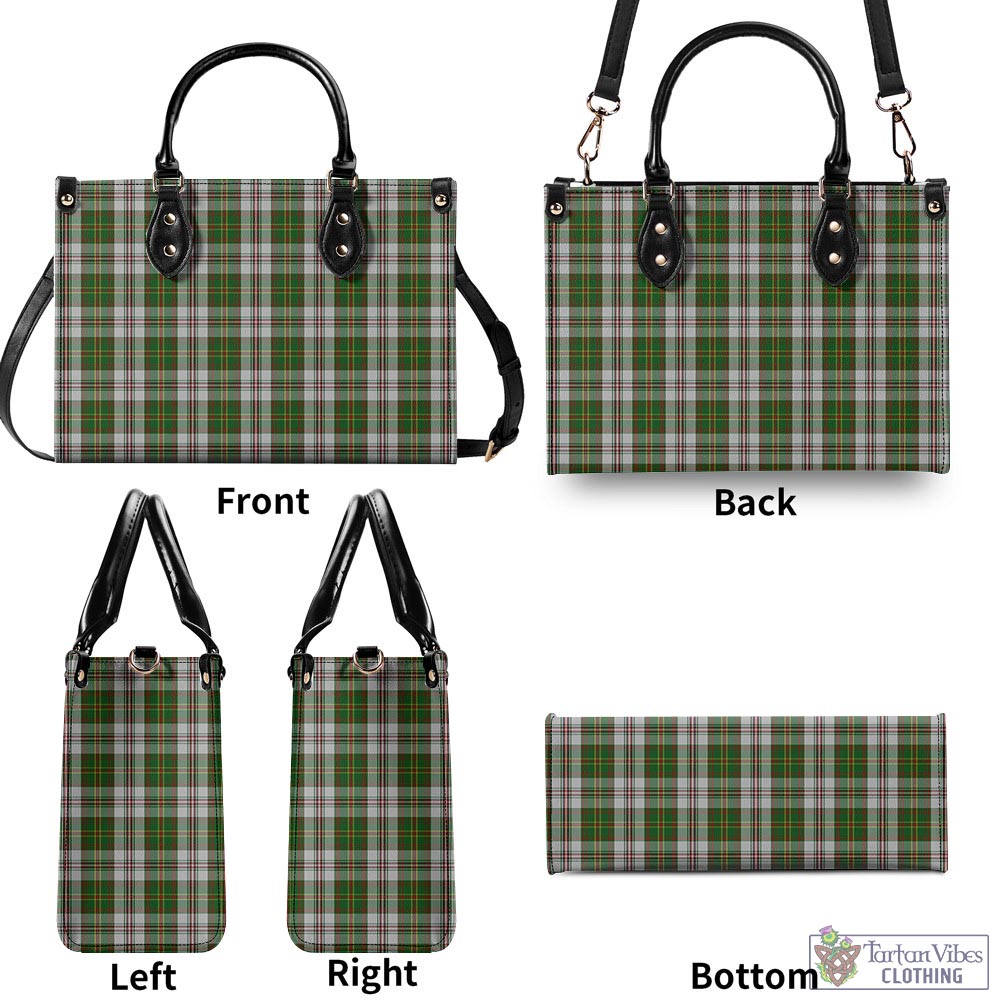 Tartan Vibes Clothing Hay White Dress Tartan Luxury Leather Handbags