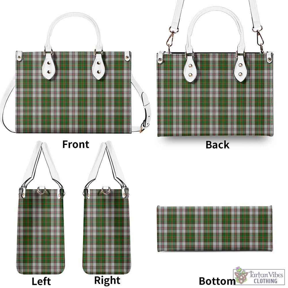 Tartan Vibes Clothing Hay White Dress Tartan Luxury Leather Handbags