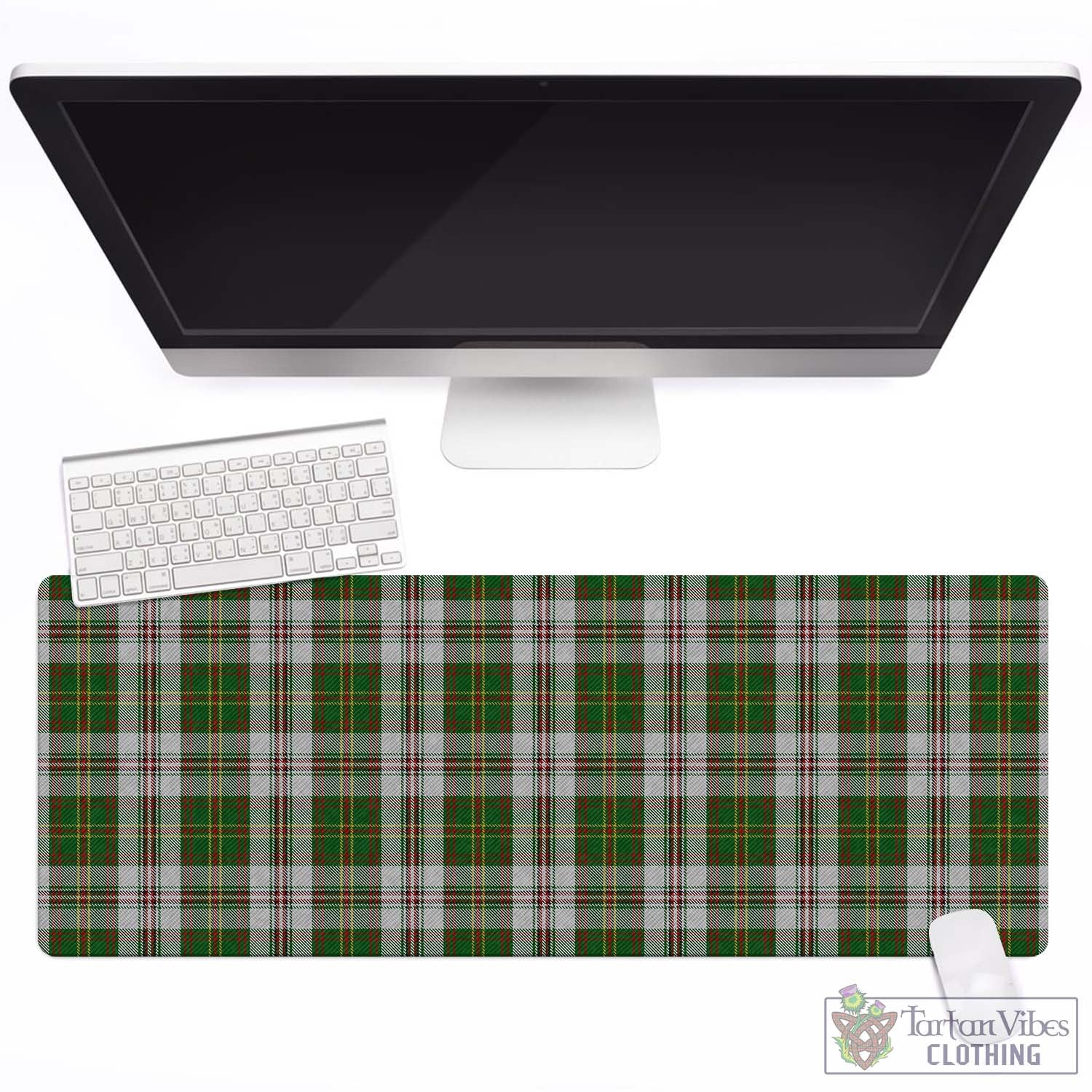 Tartan Vibes Clothing Hay White Dress Tartan Mouse Pad