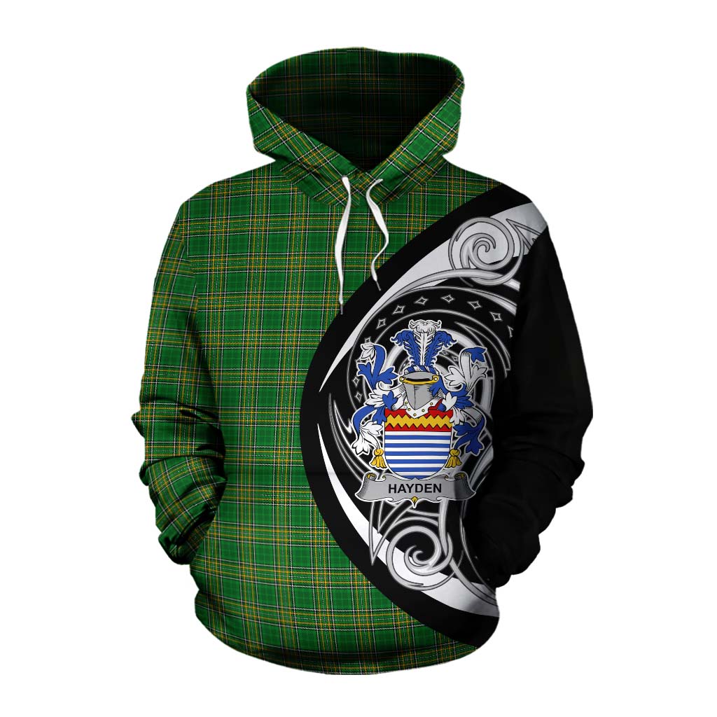 Hayden Irish Clan Cotton Hoodie Celtic Circle Style Pullover Hoodie XS - Tartan Vibes Clothing