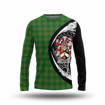 Hayes Irish Clan Long Sleeve T-Shirt Celtic Circle Style Unisex - Tartan Vibes Clothing